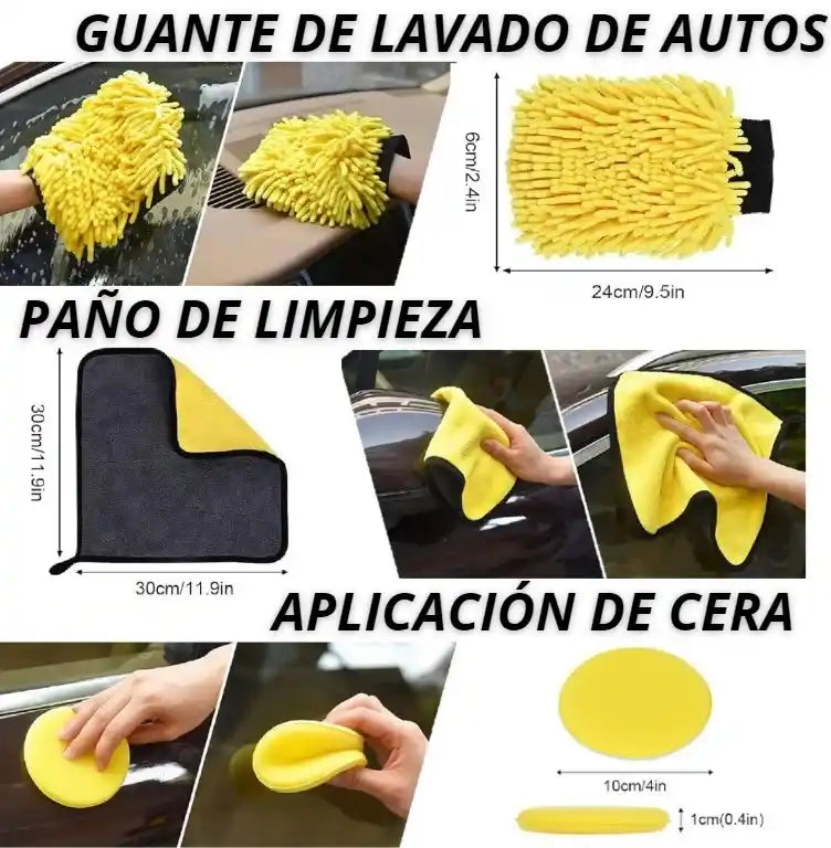 Kit De 20 Piezas de Limpieza | GRATIS Maleta Organizadora