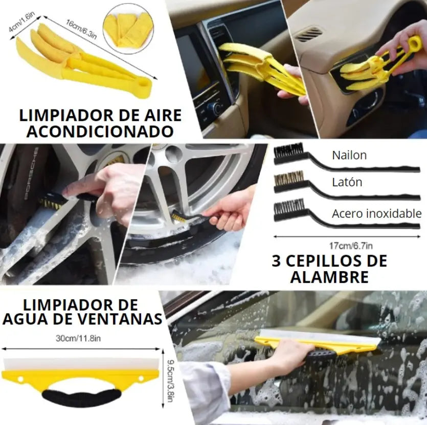 Kit De 20 Piezas de Limpieza | GRATIS Maleta Organizadora
