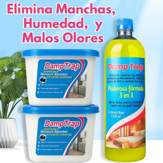 KIT -Espuma Quita Manchas + 2 Filtros de Carbón Activado